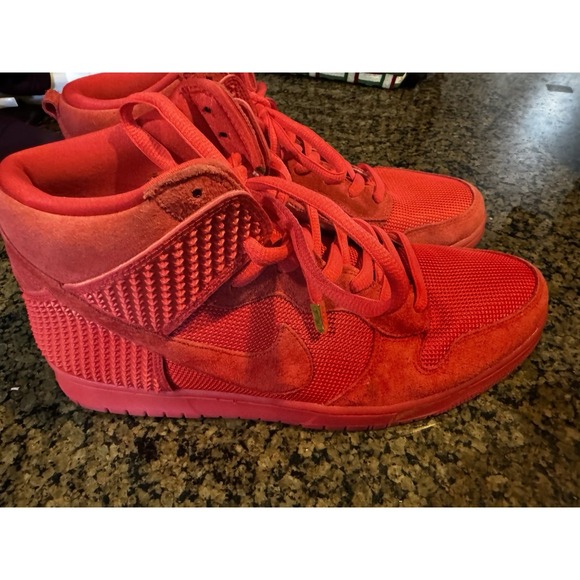 Nike Dunk Size 13 High Red Octoberportability High-top board shoes 705433-601